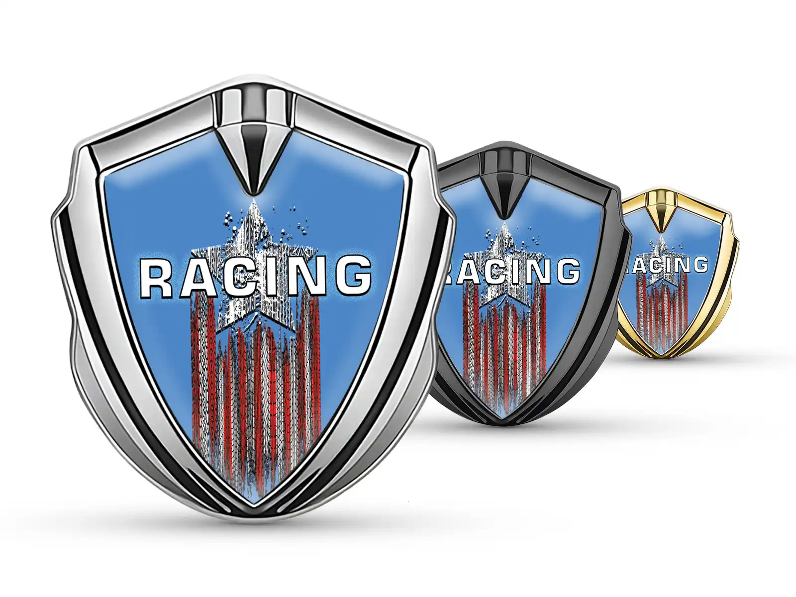 High End Car Logo Badges Sports Design Glossy